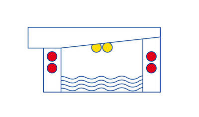 bruglichten-doorvaart-gesloten-brug-toegestaan-tegenliggende-vaart-verboden