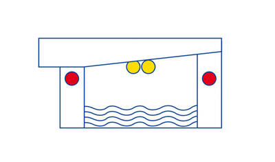 bruglichten-doorvaart-gesloten-brug-toegestaan-voor-tegenliggende-vaart-verboden