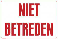 Niet betreden